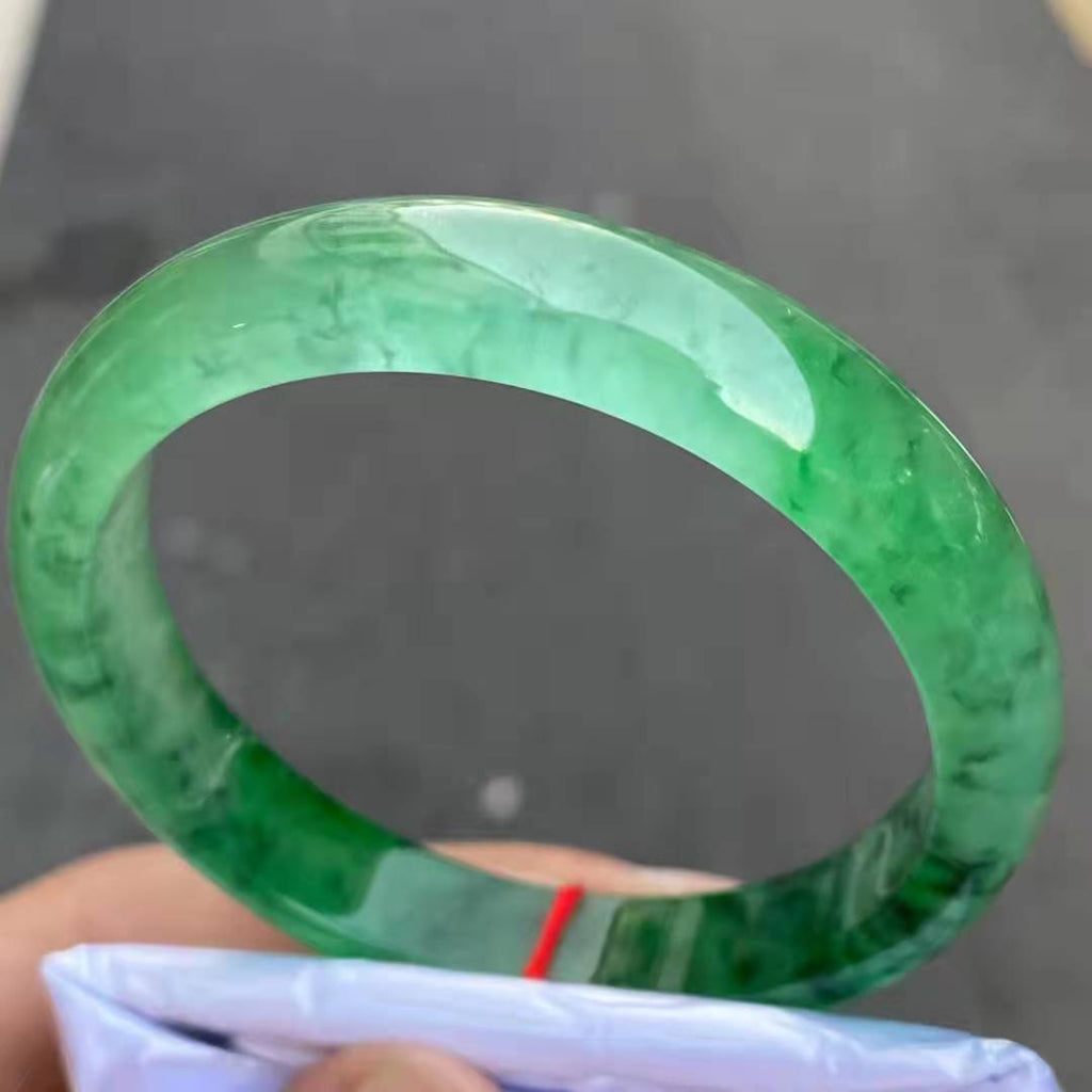 Green Jadeite Bracelet 8mm - Remedywala
